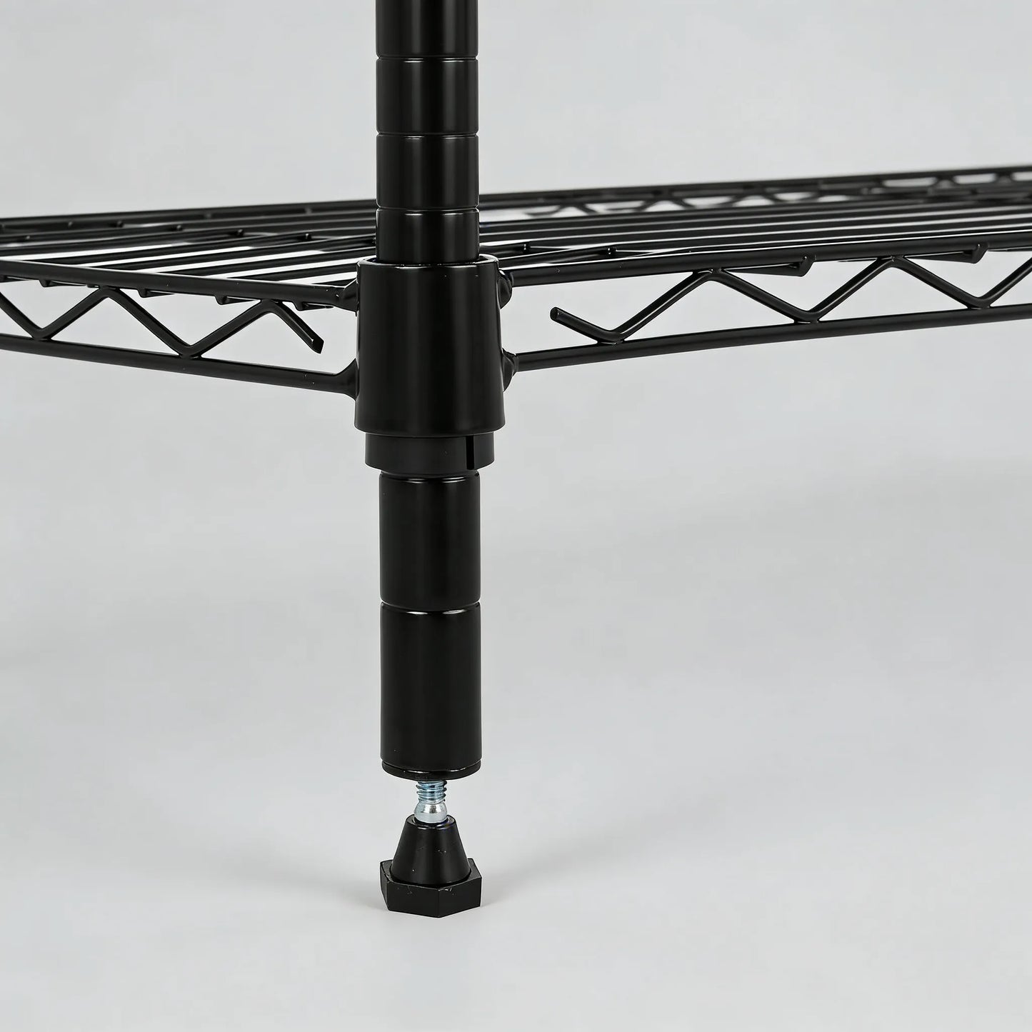 5-Tier Steel Rack, Adjustable & Heavy Duty